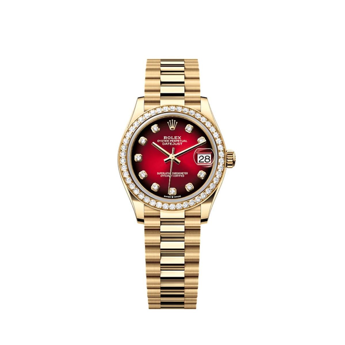 Rolex Datejust Dial Diamond Bezel 31mm 278288RBR